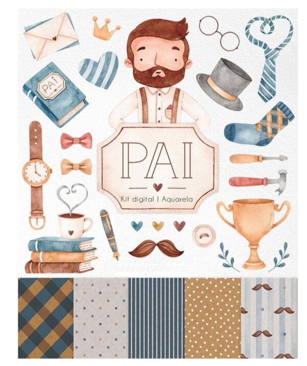Kit Digital - Pai Aquarela