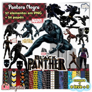 Kit Digital Pantera Negra