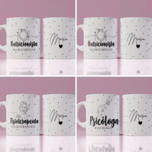 Kit Digital para Sublimação Canecas Profissões - Psd e Png
