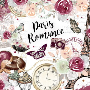 Kit Digital Paris Aquarela