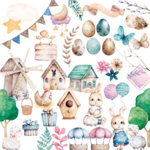 Kit Digital Páscoa Aquarela (26)