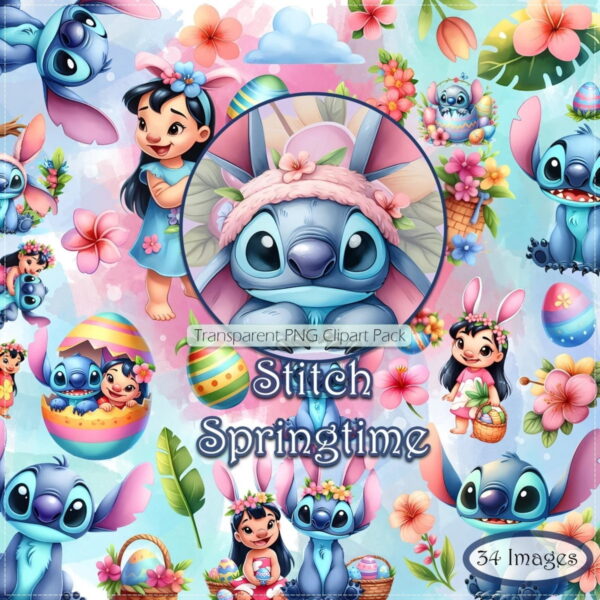 Kit Digital Páscoa Stitch