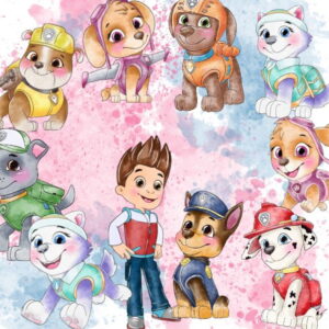 Kit Digital Patrulha Canina Aquarela 1404