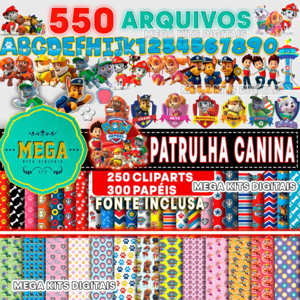 Kit Digital Patrulha Canina