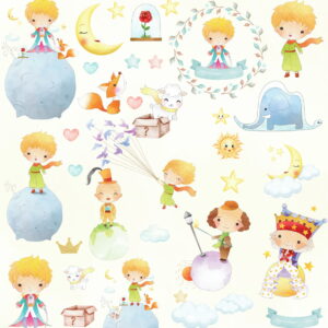 Kit Digital Pequeno Principe Aquarela