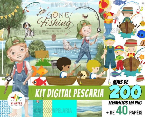KIT DIGITAL PESCARIA + 1 KIT A SUA ESCOLHA