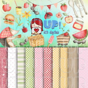 KIT DIGITAL PICNIC AQUARELADO 1