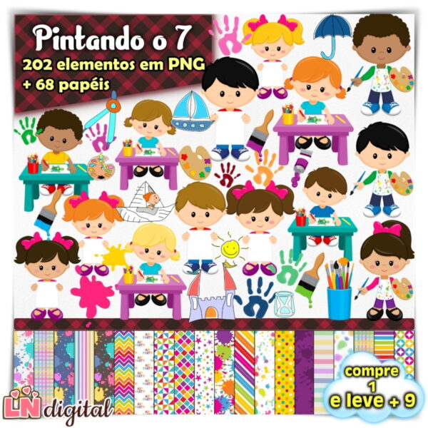 Kit Digital Pintando o 7