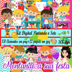 Kit Digital Pintando o Sete