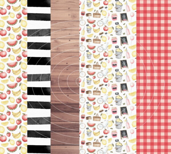 Kit Digital - Piquenique Aquarela (cod. 0246) - Image 2