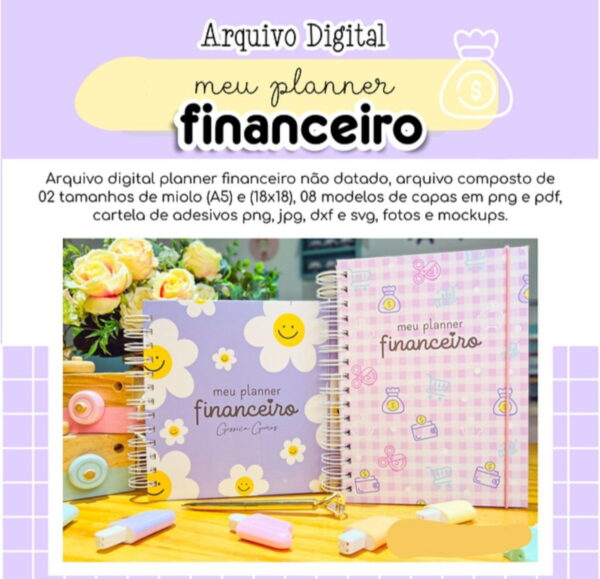 Kit Digital Planner Financeiro - Imagem 2