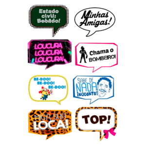 Kit Digital Plaquinhas Divertidas Para Imprimir - Promoção