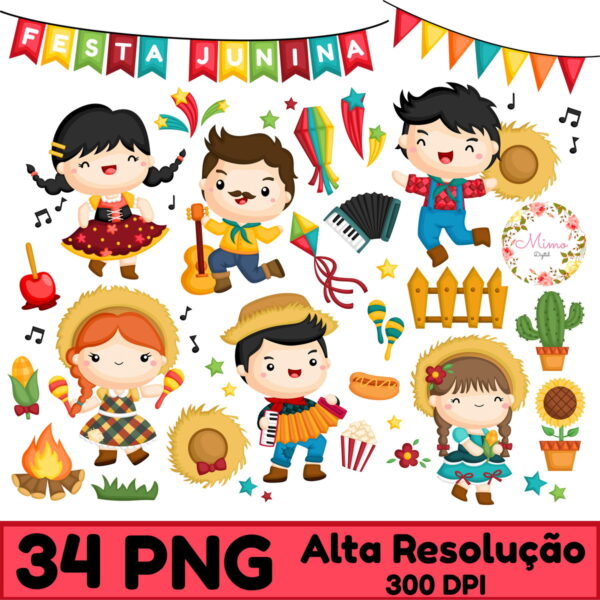 Kit Digital Junino