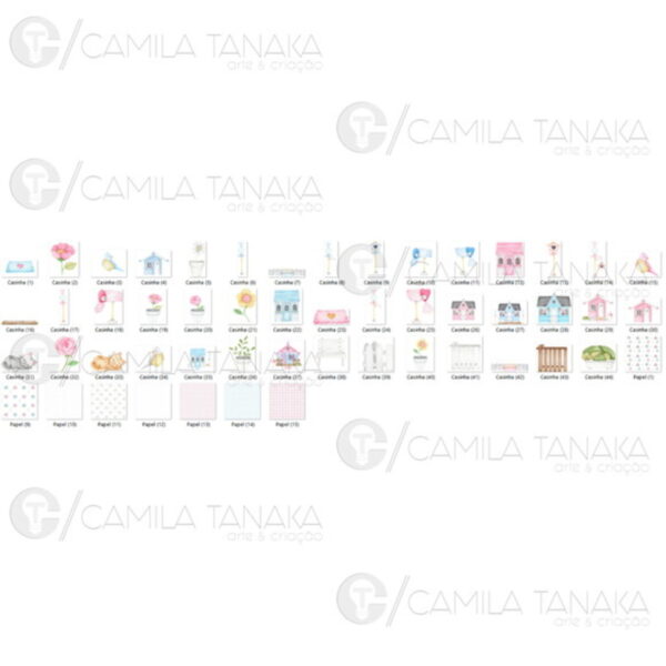 Kit Digital Png Casinha de Bonecas (pague 1 Leve 3) - Image 2