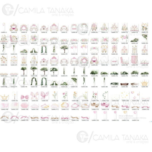 Kit Digital Png Castelo 4 (pague 1 Leve 3) - Image 2