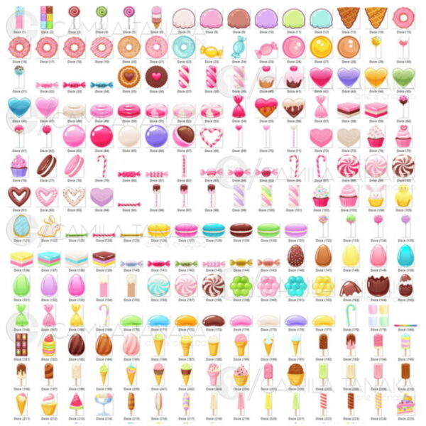 Kit Digital Png Doce Confeitaria (pague 1 Leve 3) - Image 2