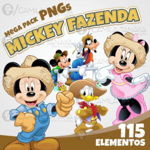 Kit Digital Png Mickey Fazenda (pague 1 Leve 3)