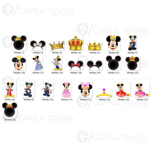 Kit Digital Png Mickey Realeza (pague 1 Leve 3) - Image 2