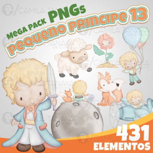Kit Digital Png Pequeno Principe 13 (pague 1 Leve 3)