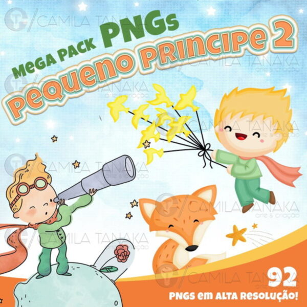 Kit Digital Png Pequeno Principe 2 (pague 1 Leve 3)