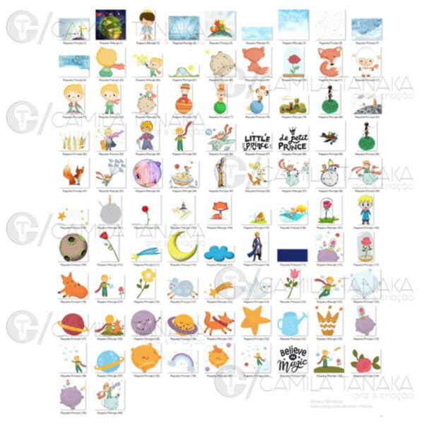 Kit Digital Png Pequeno Principe 2 (pague 1 Leve 3) - Imagem 2