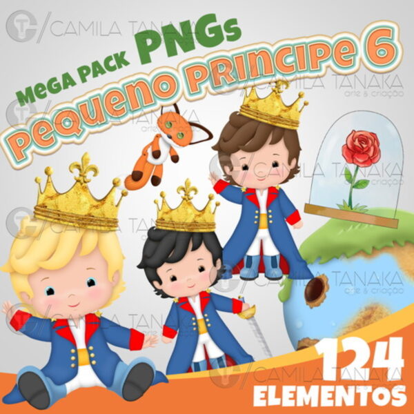Kit Digital Png Pequeno Principe 6 (pague 1 Leve 3)