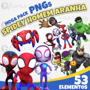 Kit Digital Png Spidey Amigos Espetaculares (pague 1 Leve 3)