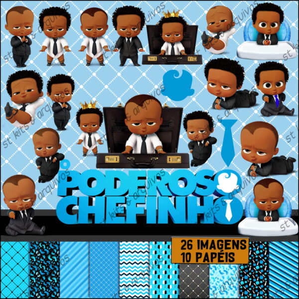 Kit Digital Poderoso Chefinho Afro