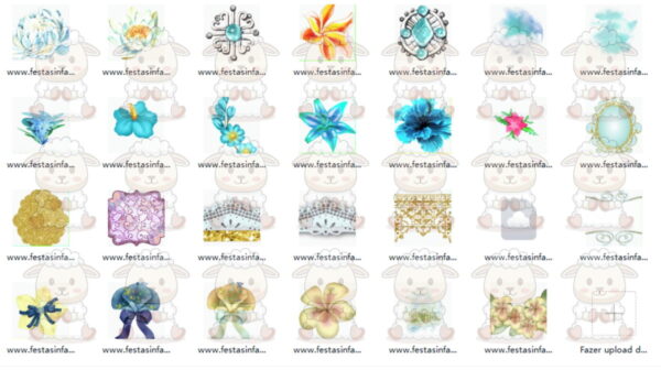 Kit Digital Princesa Jasmine Aquarela 01 Png - Image 4