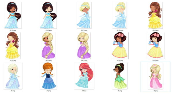 Kit Digital Princesas Disney - Imagem 2