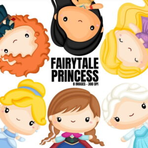 kit Digital Princesas PNG- Scrapbook