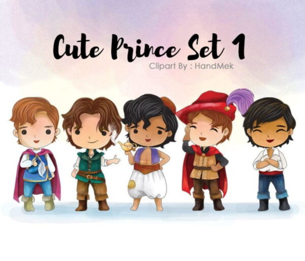 Kit Digital - Príncipes Cute