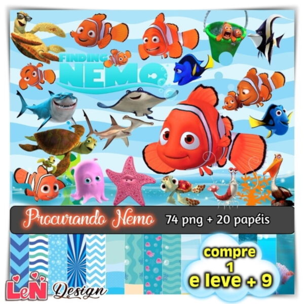 Kit Digital Procurando Nemo
