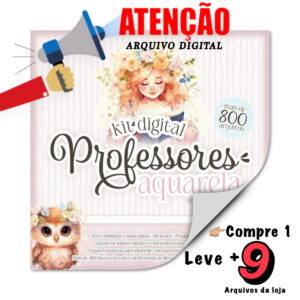 Kit Digital Professores Aquarela Letterinhas 2023