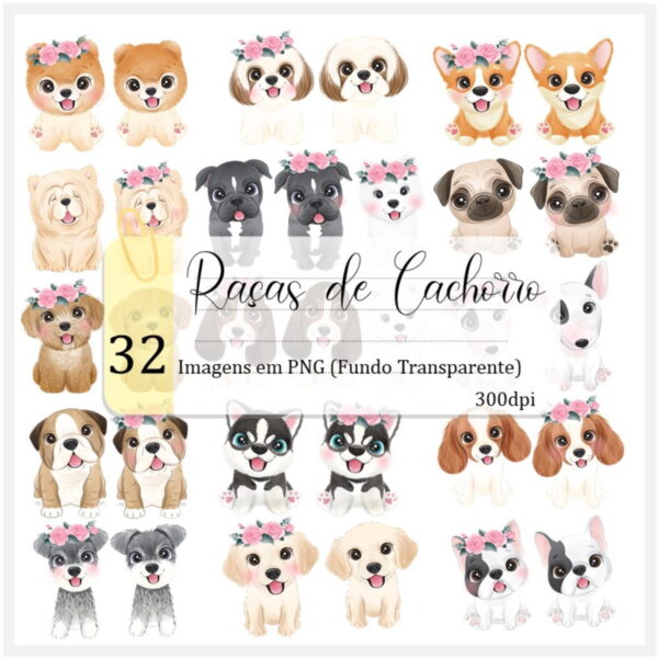 Kit Digital - Raças de Cachorros