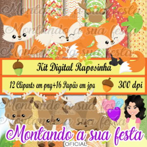 Kit Digital Raposinha
