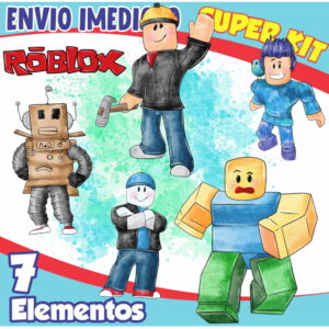 Kit Digital Roblox Aquarela