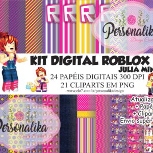 KIT DIGITAL ROBLOX JULIA MINEGIRL