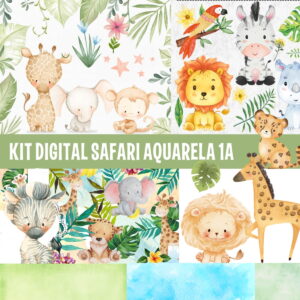 KIT DIGITAL SAFARI AQUARELA 2