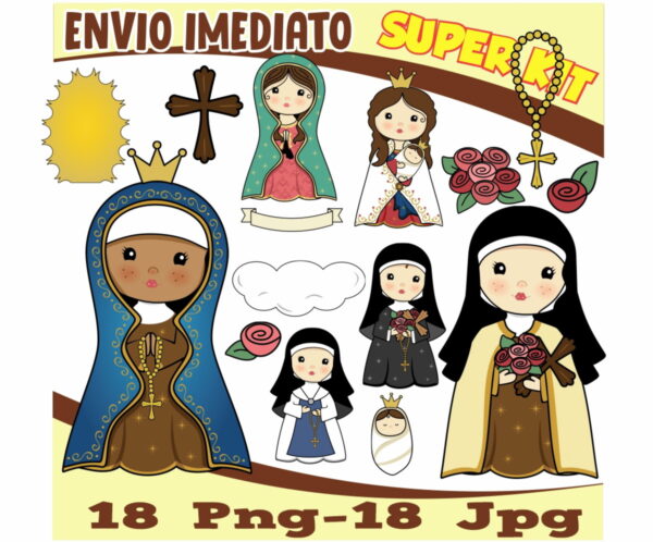 kit Digital Santinhas