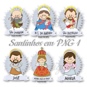 Kit Digital Santinhos 1