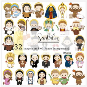 Kit Digital - Santinhos E Santinhas