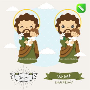 Kit Digital São José Scrapbook