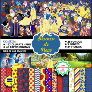 Kit Digital Scrapbook BRANCA DE NEVE