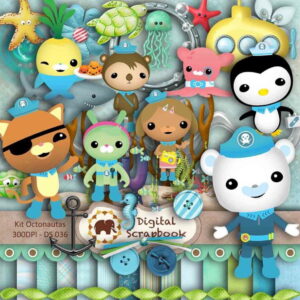 Kit Digital Scrapbook Octonautas