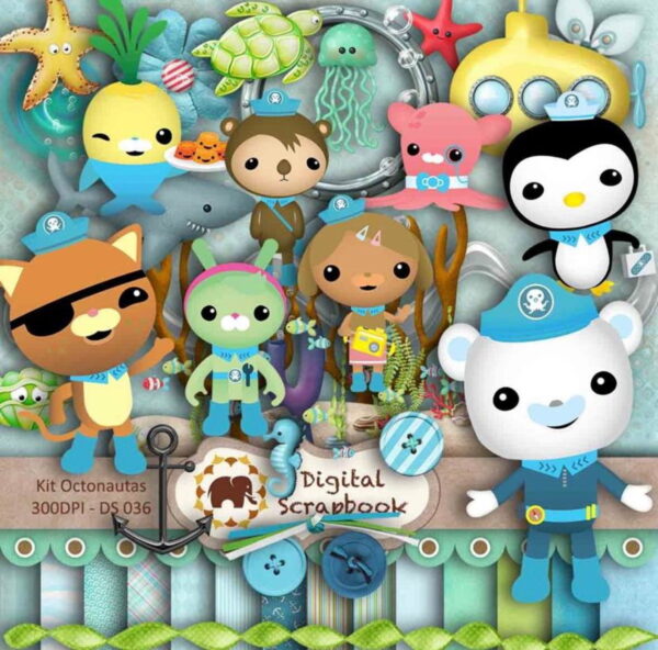 Kit Digital Scrapbook Octonautas