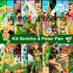 Kit Digital Sininho e Peter Pan