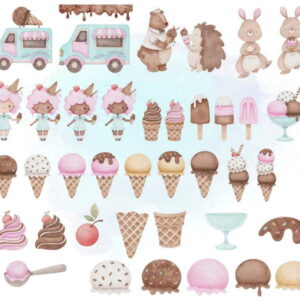 Kit Digital - Sorveteria Aquarela (cod. 0308)