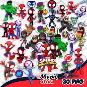 Kit Digital Spidey e Seus Amigos Espetaculares