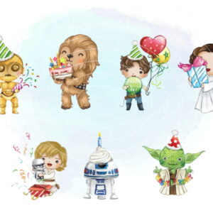 Mega Kit Digital - Star Wars Aquarela (cod. 0095)